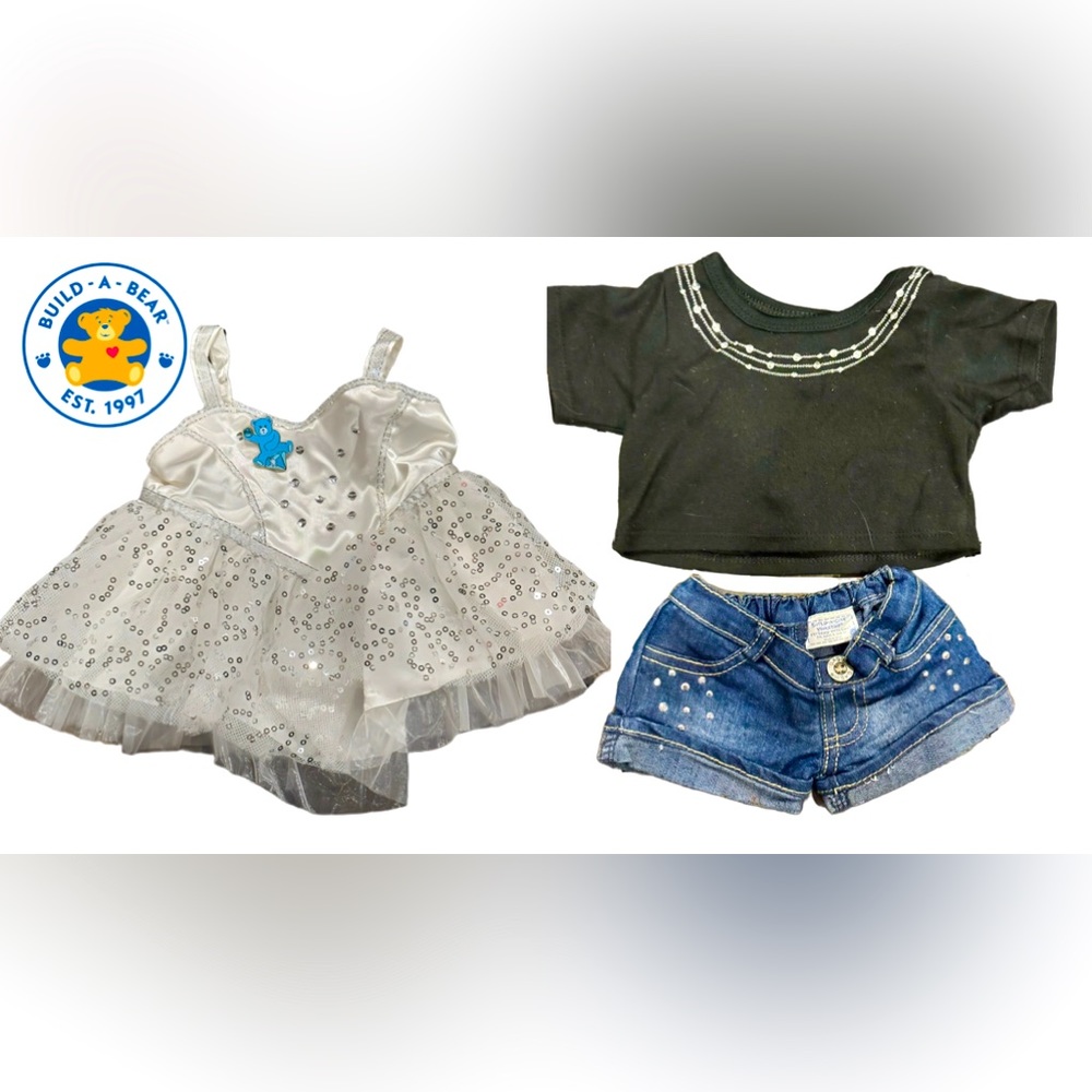 🌺Vintage Build-A-Bear Outfits – Two Outfits + Stickpin🌸🌺